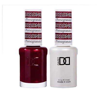 Image of DND Duo Gel &amp; Nail Polish Set Pomegranate 522 2x15ml