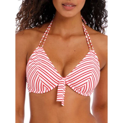 Image of Freya New Shores Halter Bikini Top Chilli Red 32F