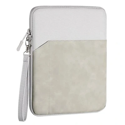 Image of TiMOVO 9 11 Inch Tablet Sleeve Bag for iPad 10th Gen. 10.9&quot;, 9th/8th/7th 10.2&quot;, Air 11/Air 5th/4th 10.9&quot;,Galaxy Tab A9+/A9 Plus 11&quot;,Protective with Pocket, Light Gray