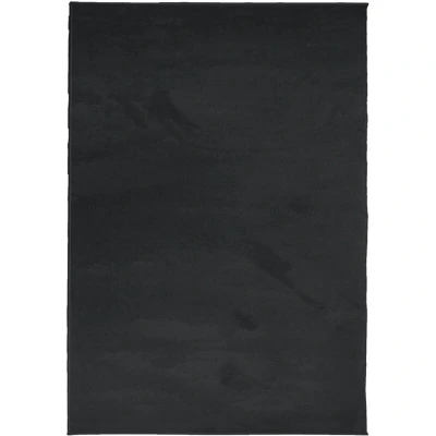 Image of vidaXL Rug OVIEDO Short Pile Black 140x200 cm