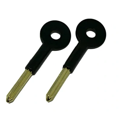 Image of 2 x fiXte Universal Brass Bolt Key Security Rack Door Star Lock for Doors and Windows 80mm Length 30mm