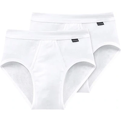 Image of Schiesser 2 PACK Briefs, Men&#039;s, Size: Large, Weiß