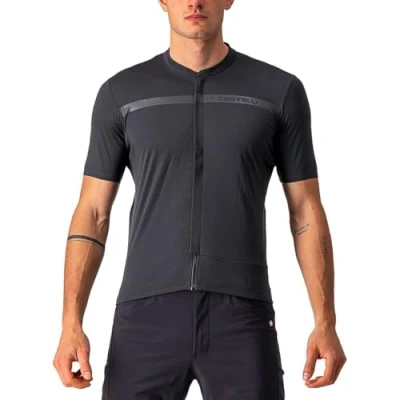 Image of CASTELLI 4522006 030 Unlimited ALLROAD Jersey Men&#039;s T Shirt Dark Gray L