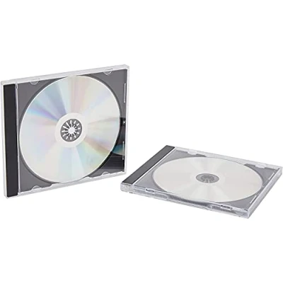 Image of Vision Media® 20 X Single CD Jewel Case Black Tray 10.4mm Spine