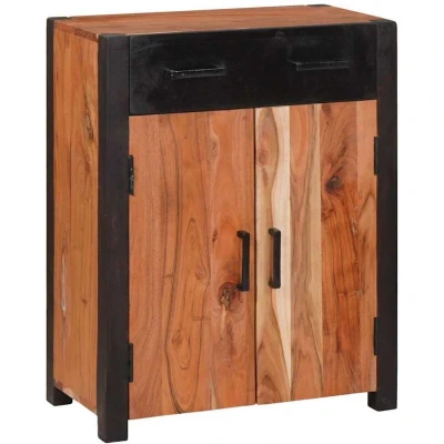 Image of vidaXL Buffets &amp; Sideboards with Drawer Shelf Storage Door Brown Solid acacia wood