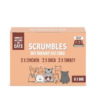 Image of Scrumbles Wet Cat Jelly Meat Selection 6 x 80g