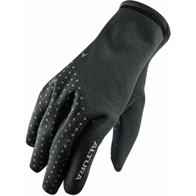 Image of Fleece windproof nightvision gloves 2021: yellow 2XL AL18FLEWIN1 Altura