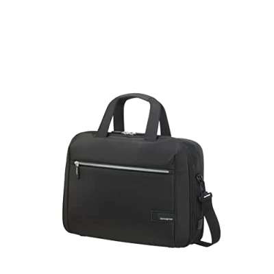 Image of Samsonite Litepoint Laptop Bag Expandable 15.6 Inches, 40.5 cm, 17.5/22 L, Black, nero, Laptoptasche erweiterbar Zoll, messenger bags