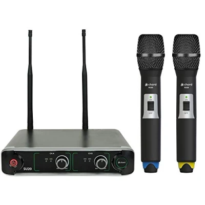 Image of Chord Dual UHF Handheld Microphone Set 864.8 &amp; 863.1
