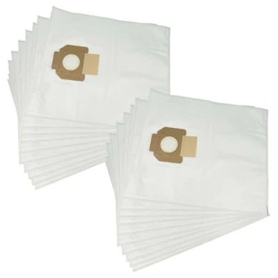 Image of vhbw 20x Vacuum Cleaner Bag Replacement for Milwaukee 4932352306, 4932459689 Cleaner, Microfleece, 51 cm x 43 cm, White