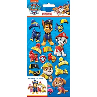 Image of Paper Projects 01.70.34.007 Paw Patrol Chunky Foam Dress Up Stickers