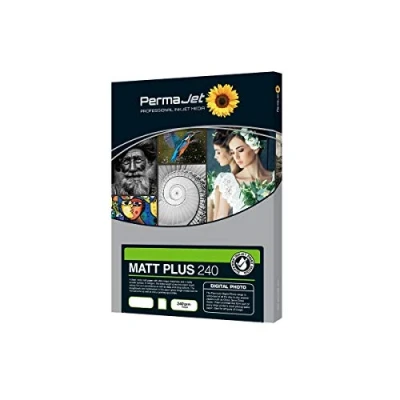 Image of PermaJet Matt Plus 271gsm 7x5 100 Sheets Inkjet Premium Printer Photo Paper APJ51116