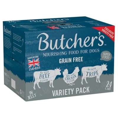 Image of Butchers Recipe Chunks in Jelly 24 pack x 400g