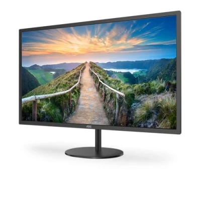 Image of AOC Q32V4 32 inch QHD Monitor, 75Hz, 4ms, IPS, Adaptive Sync , speakers FlickerFree (2560x1440@ 250 cd/m², HDMI 1.4 x 2, DisplayPort 1.2 1),BLACK
