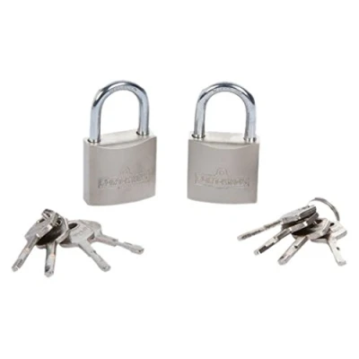 Image of Fort Knox 77006 30 mm Satin Finish Keyed Alike Padlocks, Gold