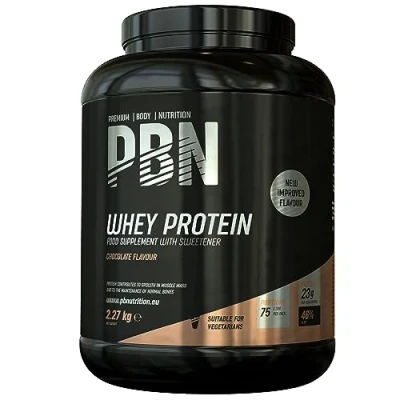 Image of Premium Body Nutrition Whey Protein 2.27kg Chocolate, New Improved Flavour