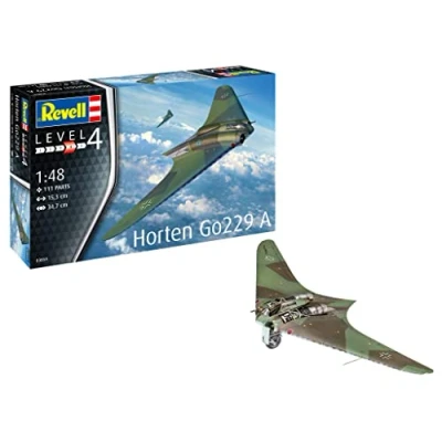 Image of Revell 03859 Horten Go229 A 1:48 Scale Unbuilt/Unpainted Plastic Model Kit