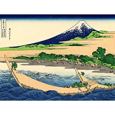 Image of Artery8 Hokusai 36 Views Fuji Tago Bay Shore Woodblock Japan Large Wall Art Poster Print Thick Paper 18X24 Inch