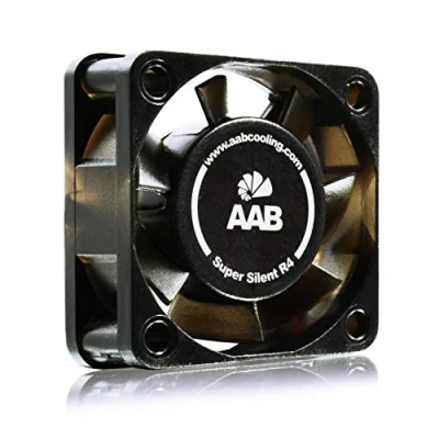 Image of AABCOOLING Super Silent R4 Leise und Efizient 40mm mit 4 Anti Vibration Pads 9V Spannungsreduzierer Lüfter, Mini Ventilator, Cooling 3D Drucker, 7.9 dB(A), 5 CFM, 3200 RPM