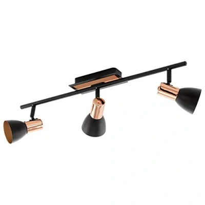 Image of Eglo 94586,Barnham,Steel,GU10,Black, Copper