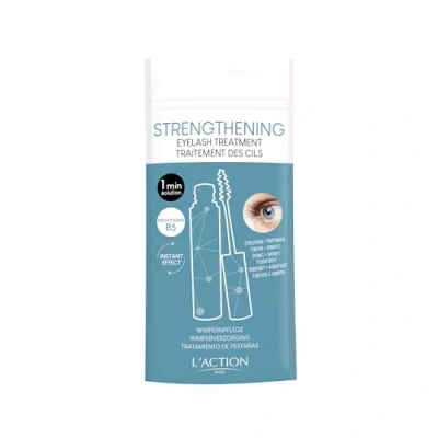 Image of L&#039;Action Paris Strenghtening Eyelash Treatment, Transparent Mascara Lengthens and Thickens Lashes, Strengthening Provitamin B5 Moisturising Vitamin E 10ml
