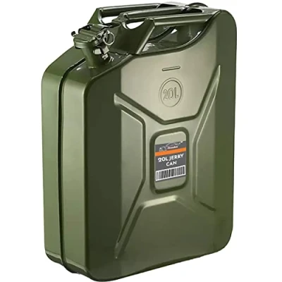 Image of Xtremeauto Jerry Can Fuel Metal Petrol Water Container Cans Extra Large Liquid Storage Canister For Diesel, Petrol, Oil &amp; UN Approved, TUV/GS Certified (20L Can)