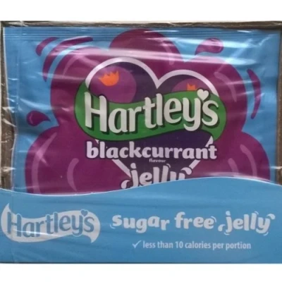 Image of Hartleys Sugar Free Jelly Blackcurrant 12 x 23gm