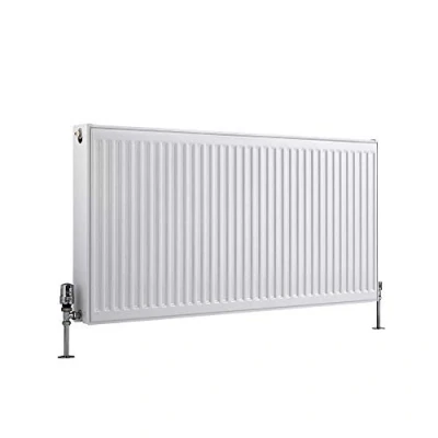 Image of Milano Compact White Type 22 Horizontal Double Panel Convector Radiator 600mm x 1200mm