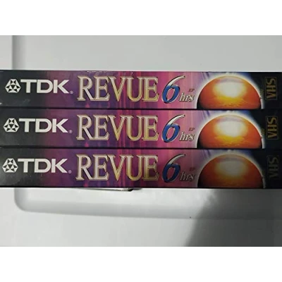 Image of TDK 120 min VHS Video Cassette (3 Pack)