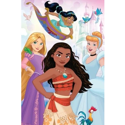 Image of PRIME 3D Disney Princess Lenticular Jigsaw Puzzle 46cm x 31cm 200 pcs Games &amp; Puzzles Ages 5+
