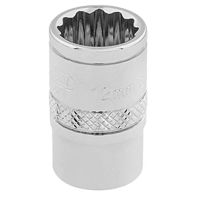 Image of Draper HI TORQ� 12 Point Socket, 3/8&quot; Sq. Dr., 12mm