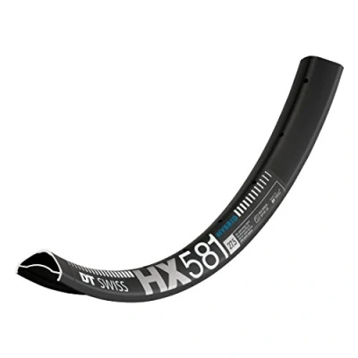 Image of DT Swiss HX 581 Hybrid SBWT disc specific 28 hole Presta drilled black 27.5