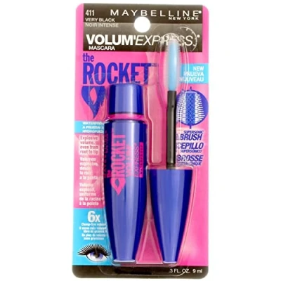Image of MAYBELLINE Volume&#039; Express The Rocket Waterproof Mascara 411 Very Black 0.3 fl. oz. (9 ml)
