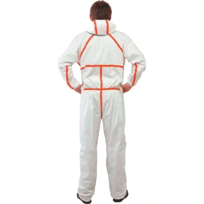 Image of 3M 4565 Hooded White Coveralls CE Type 4/5/6 (3XL)