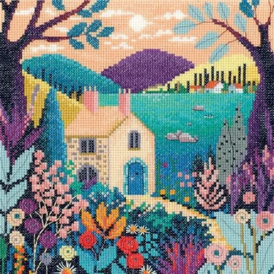 Image of Heritage Crafts Cross Stitch Kit A New Dawn (Aida)