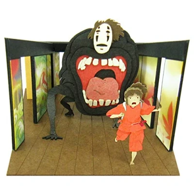 Image of Studio Ghibli mini Spirited Away escape Chihiro MP07 14 non scale paper craft