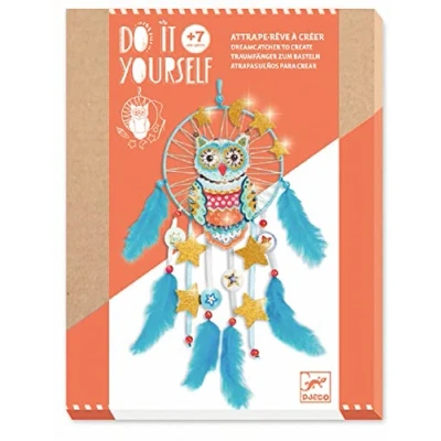 Image of DJECO Atrapasueños para crear Lechuza Dreamcatcher for Creating owl (37961), Multicoloured
