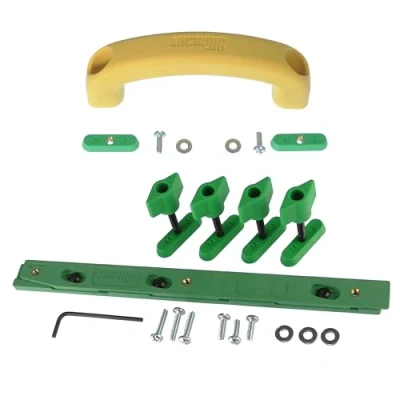 Image of MICROJIG Zeroplay 360 Sled Kit and Matchfit Jig Handle for Table Saw Sleds, Miter Slot, Includes Project Plans Drill Template Mounting