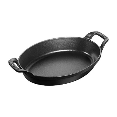 Image of STAUB Oven dish Oval 24cm Black