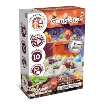 Image of Science4you Jewellery Excavation Kit for Kids Discover All the Incredible Beads, Arts and Crafts to Make Your Own Friendship Bracelet, A Bead Bracelet Set Gift Girls Boys Age 6 7 8 9+