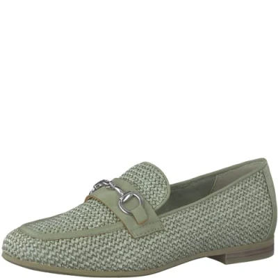 Image of MARCO TOZZI Women&#039; 2 84200 20 Loafer, Green (Moss), 6 UK