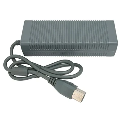 Image of ciciglow Power Supply for Xbox 360 with Cord, Game Console Replacement 185‑265V Charger Brick (#2)