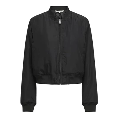 Image of ONLY Onlalma Bomber Jacket, Women&#039;s, Size: XL, Black