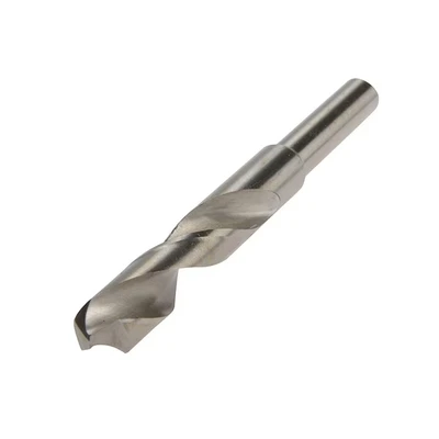 Image of Faithfull FAIBD16PRO Blacksmiths Professional Reduced Shank HSS Drill Bit 16mm For: Hardened Alloy, Carbon, and Stainless Steel, Cast Iron, Wood &amp; Plastics
