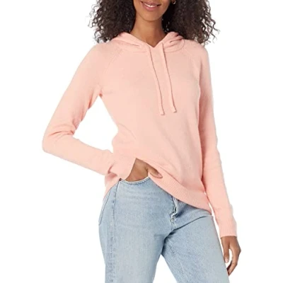Image of Amazon Essentials Women&#039;s Soft Touch Hooded Pullover Jumper, Peach, XXL