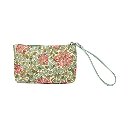 Image of Signare Tapestry Small Wristlet Clutch Bag for Women, Ladies Purses with Wrist Strap &amp; Zip Closure