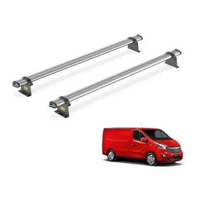 Image of Van Guard Trade Roof Rack for Vauxhall Vivaro (2014 2019) 2 Steel Bars [Only Suitable Standard Models] UltiBar SB315