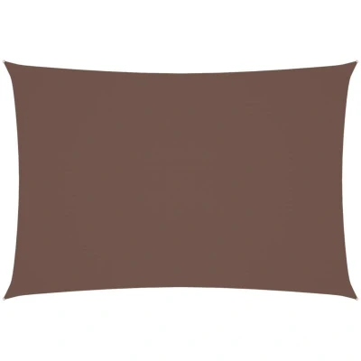 Image of vidaXL Sunshade Sail Oxford Fabric Rectangular 3x5 m Brown