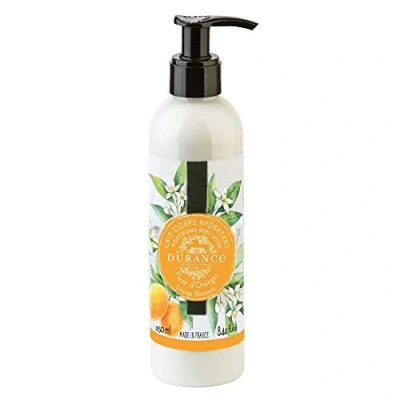 Image of Durance Les Eternelles Moisturising Body Lotion 250ml, Orange Blossom Scent Intensive Moisturiser Enriched With Plant Oils Fresh &amp; Luscious Texture, No Oily Feeling