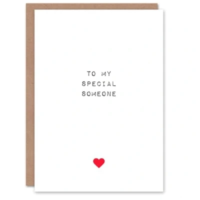 Image of Artery8 Valentines Day Greeting Card My Special Someone For Him or Her